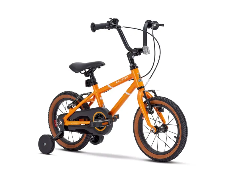 Raleigh Pop 14 inch Junior Bike in Orange-1